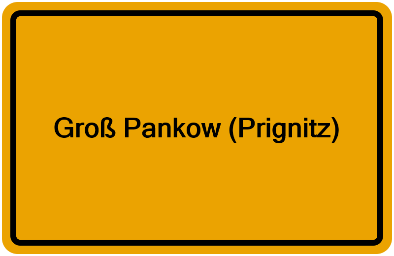 Handelsregisterauszug Groß Pankow (Prignitz)